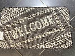 50х80 килимок Flex 19158-08 сірий на гумовій основі для кухні, передпокої, балкона.