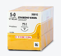 Этибонд Эксель (Ethibond Excel) 1, длина 180см, без иглы W6155