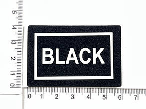 Нашивка Black 60х40 мм, фото 3