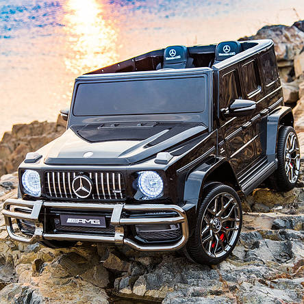 Дитячий електромобіль двомісний джип Mercedes-AMG G63 M 4259EBLR-2 (MP3, SD, USB, мотори 4x45W, акум.12V7A), фото 1