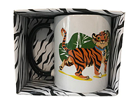 Чашка з принтом Тигр на удачу кухоль ABC