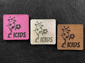 Нашивка Жираф ~ Kids 30х30 мм різні види, фото 1