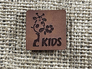 Нашивка Жираф ~ Kids 30х30 мм різні види, фото 2