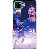 Силіконовий чохол бампер для Huawei Y5p з малюнком Messi PSG