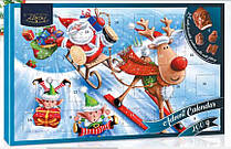 Адвент календар шоколадний Барон Новорічний Baron Kalendarze Adwentowe 200 г Польща