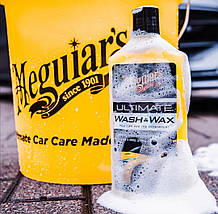 Автомобильный шампунь с воском - Meguiar's Ultimate Wash & Wax 473 мл. (G17716EU), фото 3