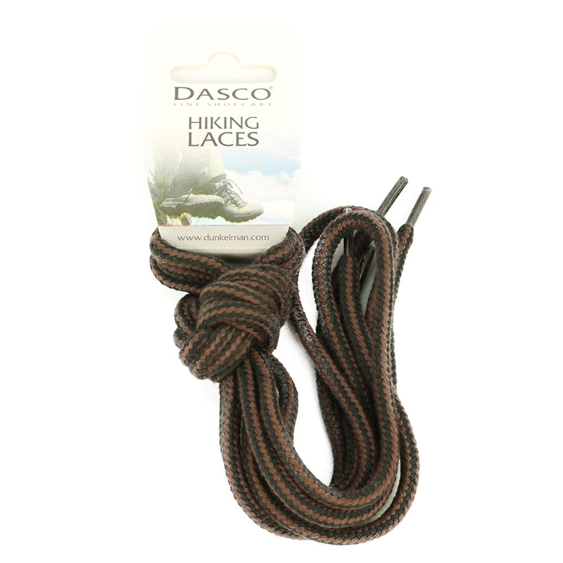 Dasco шнурки для взуття чорно-коричневі Ø 5 мм / 140 см (пара)