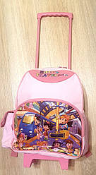 Валіза-рюкзак для дошкільника ручна поклажа Tiger рожева 2634