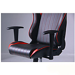 Крісло геймерське ігрове чорно-червоне VR Racer Рейсер Shepard з подушками під поясницю та шию, фото 7