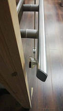 Двері для сауни DoorWood 70х200 три петлі (вільха), фото 5