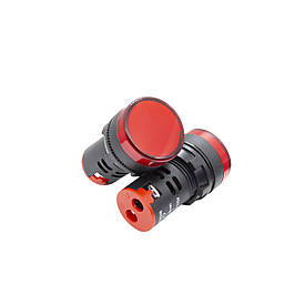 Світловий індикатор AD16-22D/S31 AC/DC 220 V (червоний)