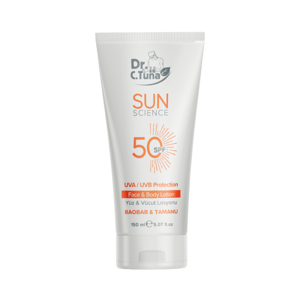Сонцезахисний лосьйон для обличчя і тіла Sunscience SPF 50, 150 мл Farmasi