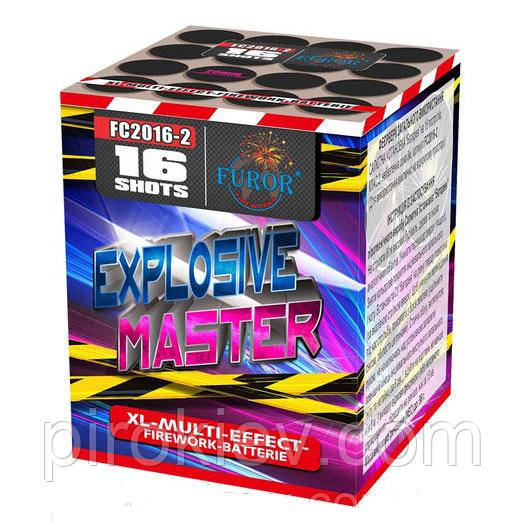 Салют Explosive Master FC2016-2 феєрверк 16 пострілів 20 мм FUROR
