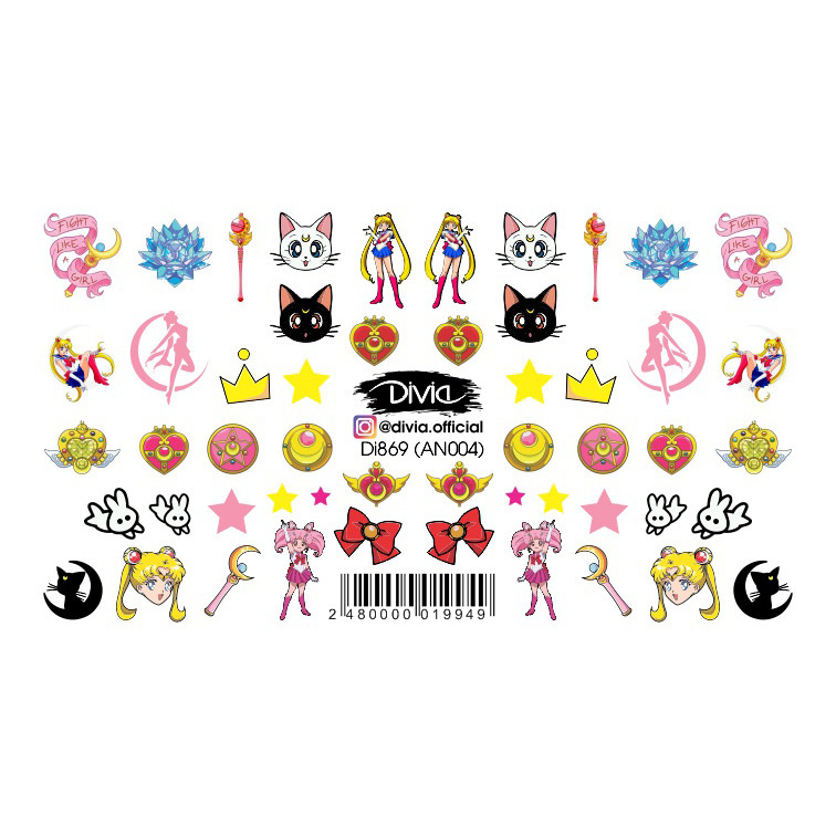 2D Наклейка Слайдер Di869 (AN004), Анімі