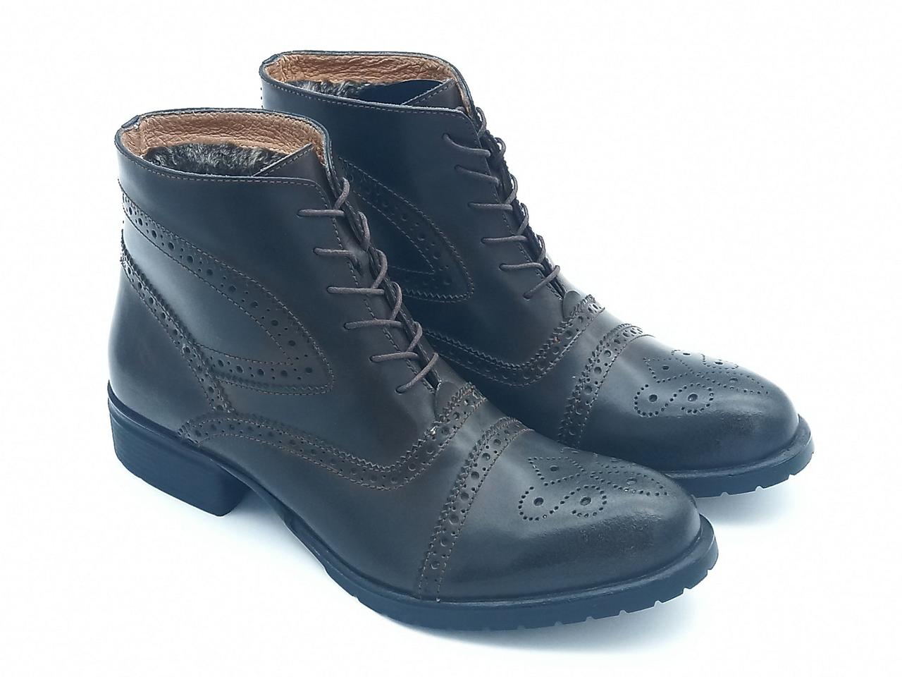 Черевики Etor 4458 коричневий