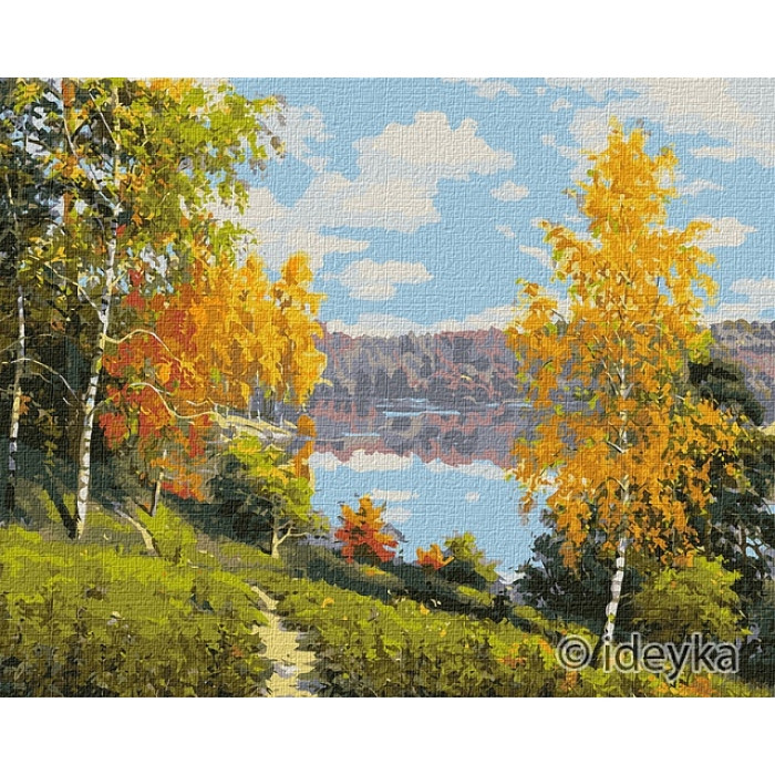 Картина за номерами 40х50 см Осінній день Ідейка. КНО2844