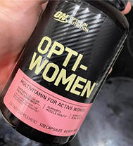 Вітаміни та мінерали для жінок Optimum Opti-Women 120 капс, фото 5