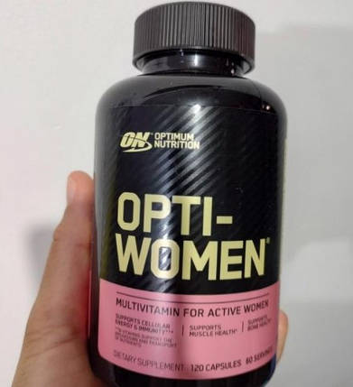 Вітаміни та мінерали для жінок Optimum Opti-Women 120 капс Оптимум Опті-вумен, фото 2