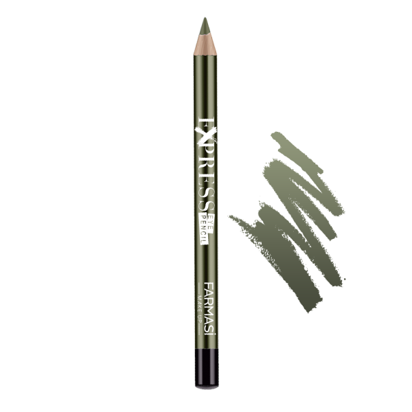 Олівець для очей Express Eye Pencil 04 Хакі Металік Make Up Farmasi