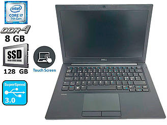 Ноутбук Dell Latitude E7280 /12.5"/Core i5-6300U 7thGen 2(4)яд 2.6-3.5GHz /8GB DDR4/128 GB SSD/HD Graphics 620