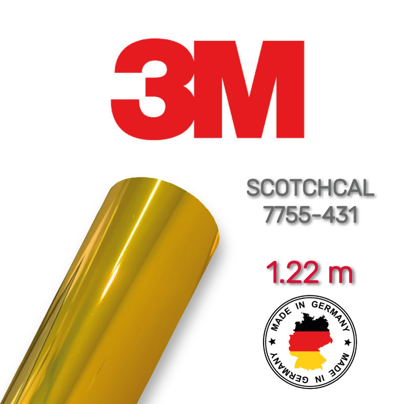 Дзеркальна плівка під золото 3М Scotchcal 7755-431, фото 1