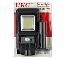 Ліхтар вуличний на сонячних батареях UKC Solar Street Light JD S80 7777