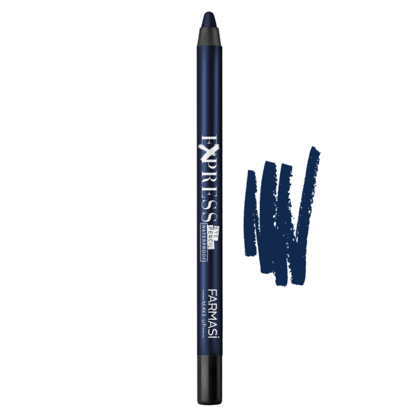 Водостійкий олівець для очей Exspress 02 Темно-синій Make Up Farmasi