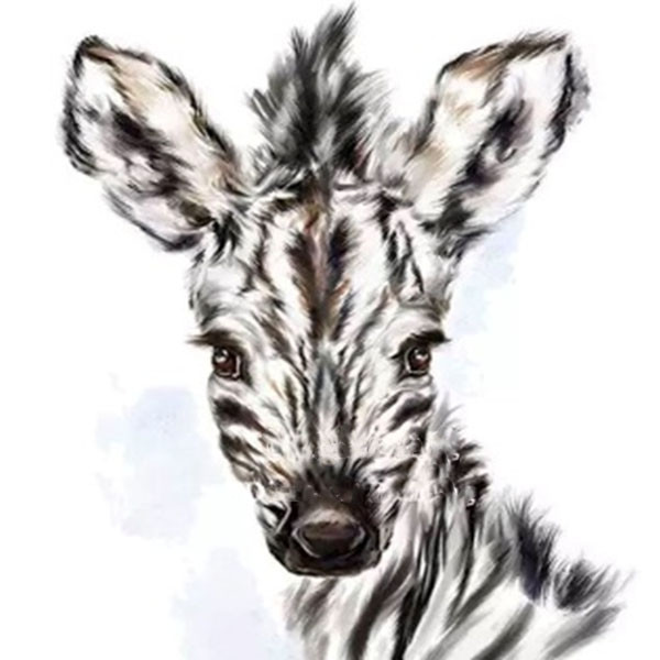 Алмазна мозаїка Діамантові ручки Зебреня (ME25979) (GU_189236) 30 х 30 см (На підрамнику), фото 1