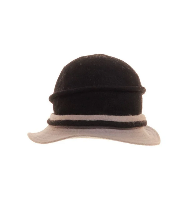 Женская осенне-зимняя шерстяная шляпка Oriana от Willi Польша черный - фото 1 - id-p1502026322