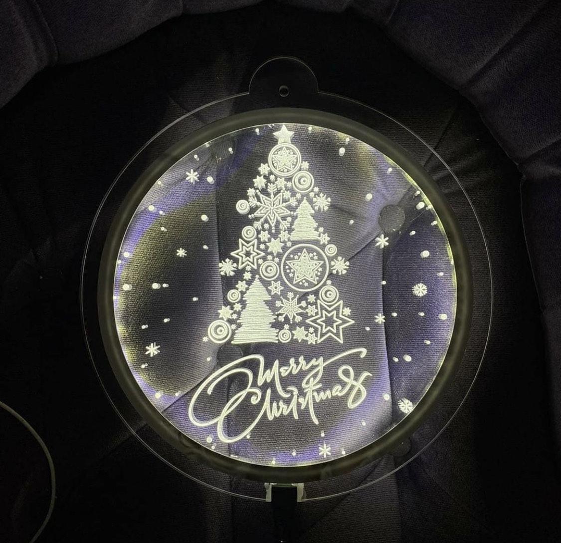 Іграшка Merry Christmas на акриловій основі