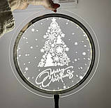 Іграшка Merry Christmas на акриловій основі, фото 3