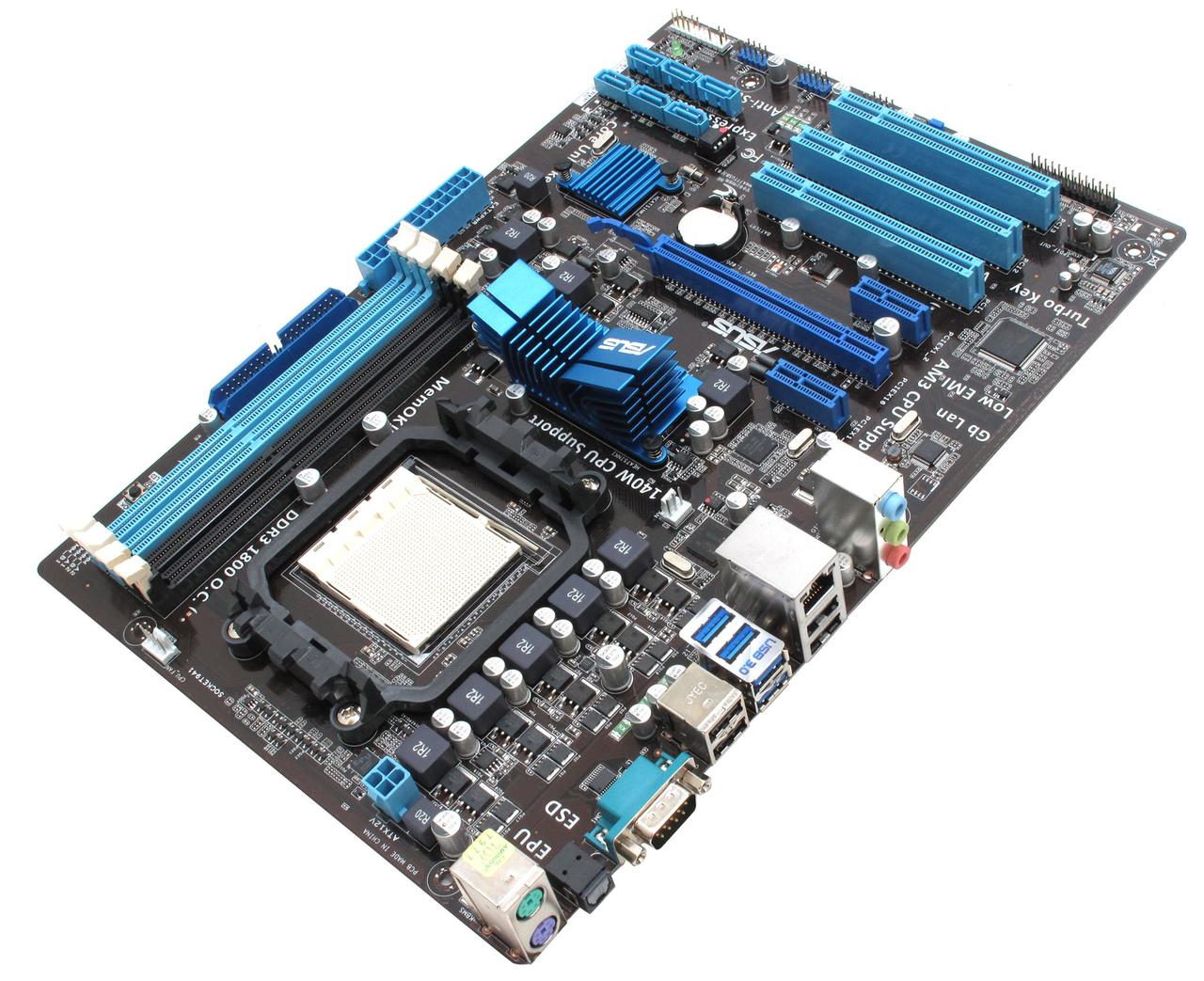 Материнська плата ASUS M4A77T / USB3 AM3 (б/у) +планка