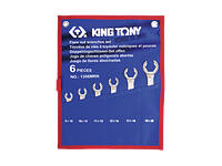 Набор ключей разрезные 6шт. 8-22 мм KING TONY 1306MRN
