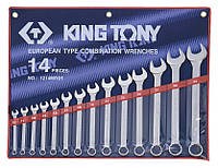 Набор ключей комби 14шт. (10-32мм) KING TONY 1214MR01