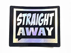 Нашивка Straight Away голограма 75х60 мм, фото 4