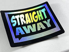 Нашивка Straight Away голограма 75х60 мм, фото 3