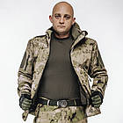 🔥  Куртка Soft Shell "ESDY 105" - A-Tacs FG  (для полювання та риболовлі, тактичні, теплі, військові), фото 3