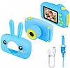 Цифровий дитячий фотоапарат Bunny GM-30 зайчик Smart Kids Camera, фото 4
