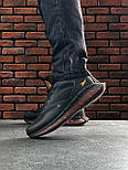 Зимові чоловічі кросівки Reebok ZIG Kinetica термо теплі єврозима чорні з поморанчевим. Фото в живу. Чоловічі черевики, фото 10