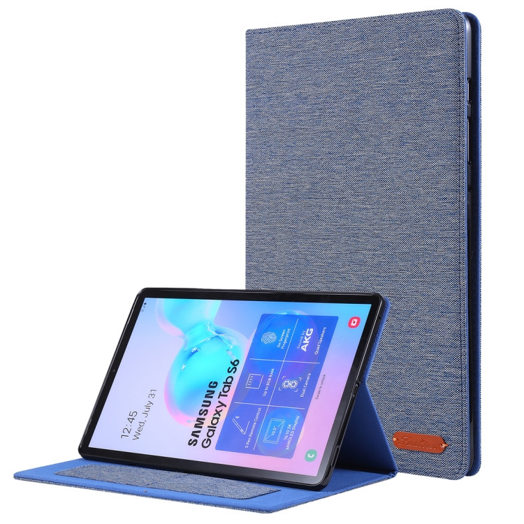 Чохол Cloth Pattern Case для Samsung Galaxy Tab S6 10.5 T860 / T865 (Wake / Sleep) Blue