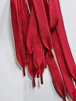 Шнурки плоский чехол поліестер 15мм червоний 1,25м