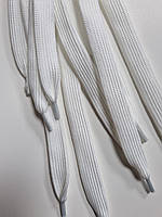 Шнурки плоский чехол поліестер 15мм білий 1,25м