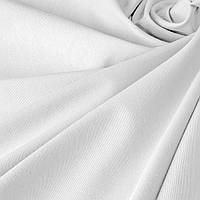 Декоративная однотонная ткань с тефлоном для штор, скатертей, салфеток, покрывал, хлопок, Турция, белый