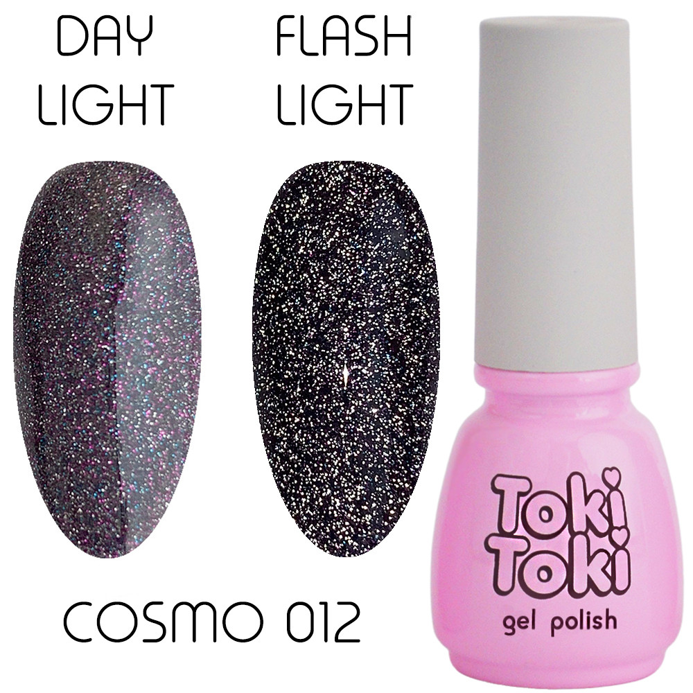 Гель-лак світловідбиваючий для нігтів Toki Toki Cosmo №012 5 мл
