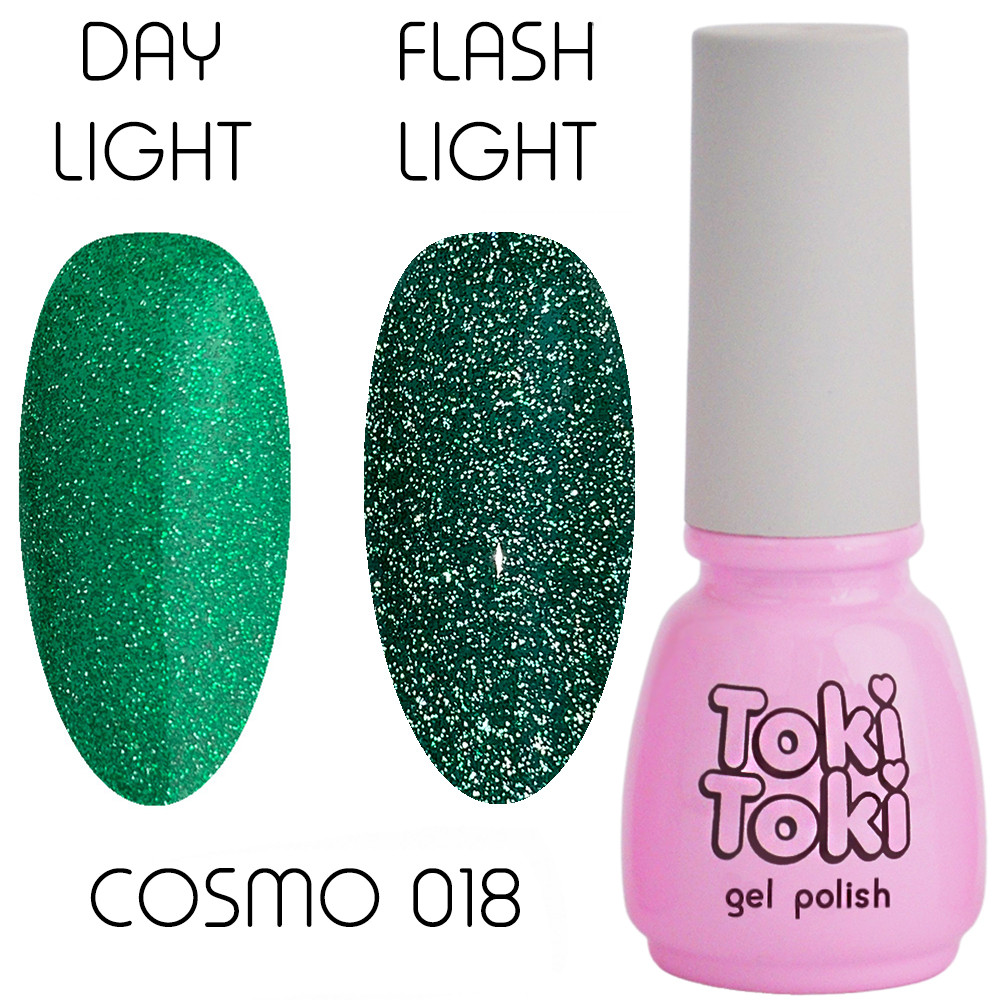 Гель-лак світловідбиваючий для нігтів Toki Toki Cosmo №018 5 мл