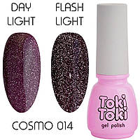 Гель-лак світловідбиваючий для нігтів Toki Toki Cosmo №014 5 мл