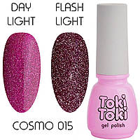 Гель-лак світловідбиваючий для нігтів Toki Toki Cosmo №015 5 мл