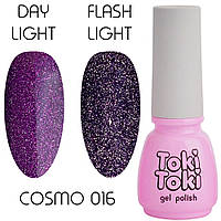 Гель-лак світловідбиваючий для нігтів Toki Toki Cosmo №016 5 мл