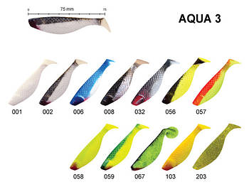 Силіконова приманка Relax Aqua 3"