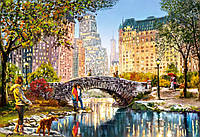 Картина за номерами 3D 2 в 1 алмазна мозаїка та розмальовка на підрамнику 40х50 см